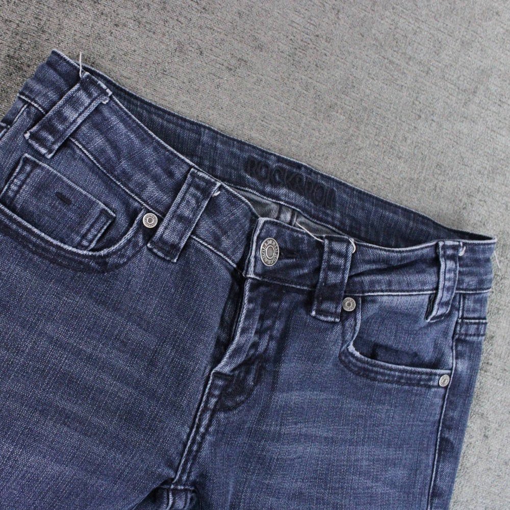 Rock & Roll Cowgirl Ramsey Sadie Trouser Jeans Dark Wash 26x34 Wide Leg Western
